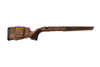 WOOX Elegante to hybrydowy łoże z orzechowego drewna, łączący klasyczny styl z nowoczesną ergonomią i systemem Drop-In, idealny dla Remington 700.